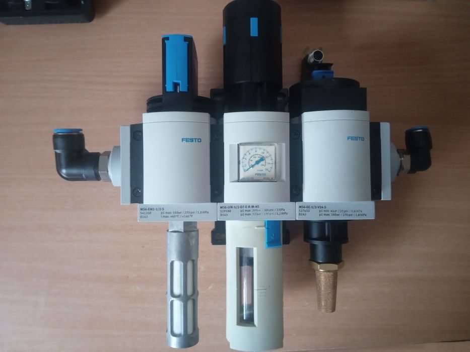 Preparator si regulatoare presiune Festo si Origa