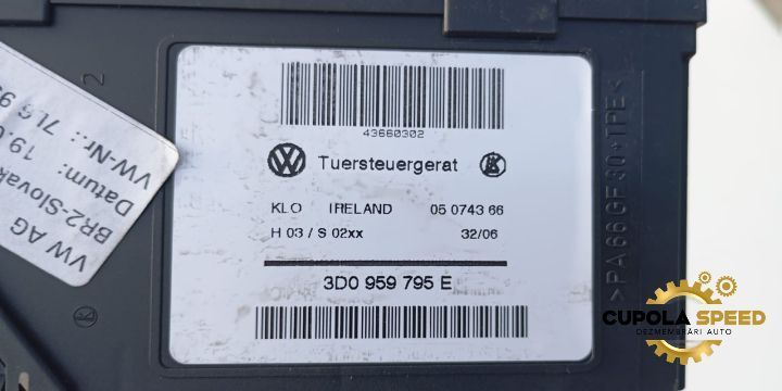 Motoras macara geam spate stanga 3d0959795e Volkswagen VW Touareg gen