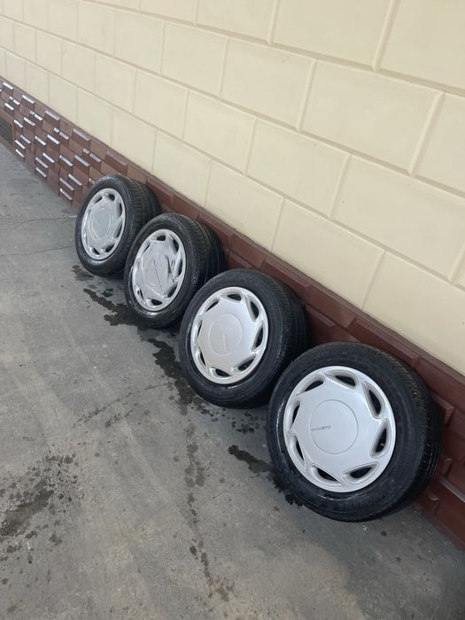 14 балоны с дисками в средним состояние