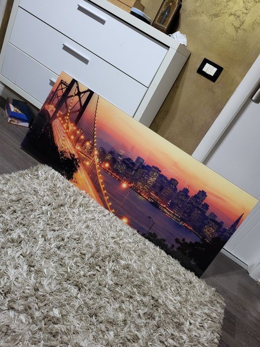 Tablou sticla San Francisco 125x50