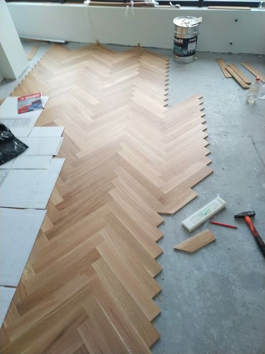 Ремонт старого  паркета.