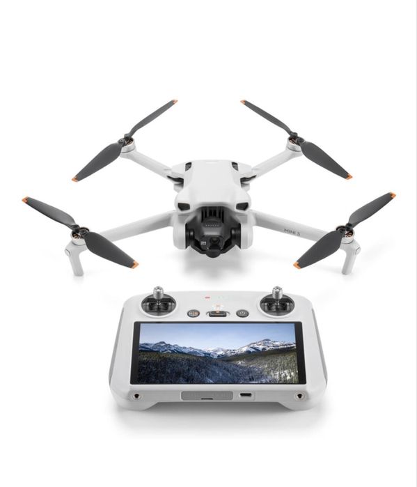 Дрон DJI Mini 3 + DJI RC + Fly More Combo Plus белый