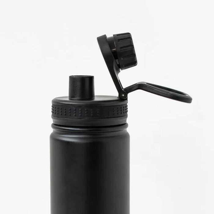 Termos inox cu pereti dubli 750ml negru SIGILAT IN CUTIE CU LICENȚĂ