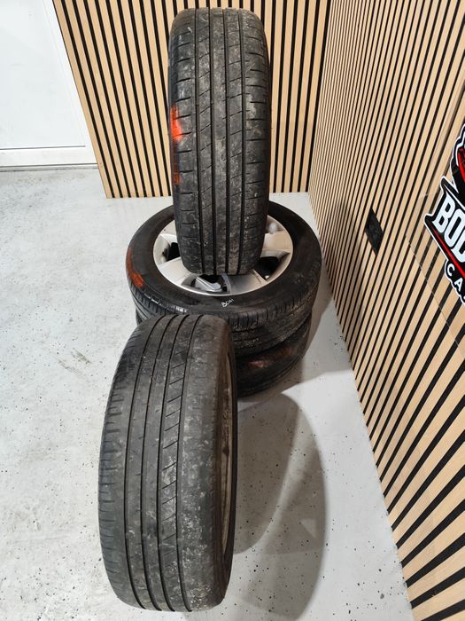 Set jante aliaj Skoda R16 Audi vw Seat 5X112 anvelope vara