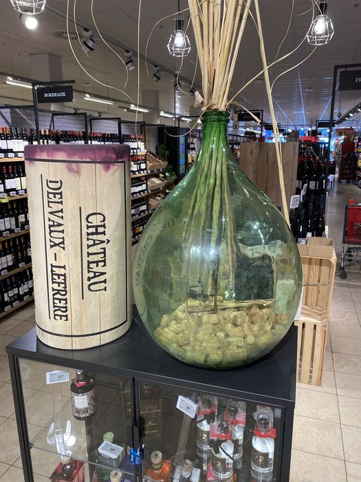 Френска бутилка от стъкло дамаджана 54 литра