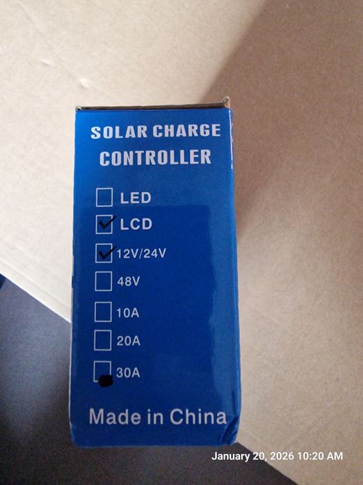 Charger solar pwm