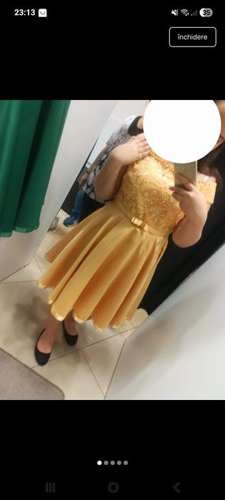 Rochie dama aurie