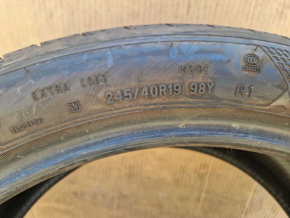 1 Goodyear R19 245/40 Лятна гума  DOT1125