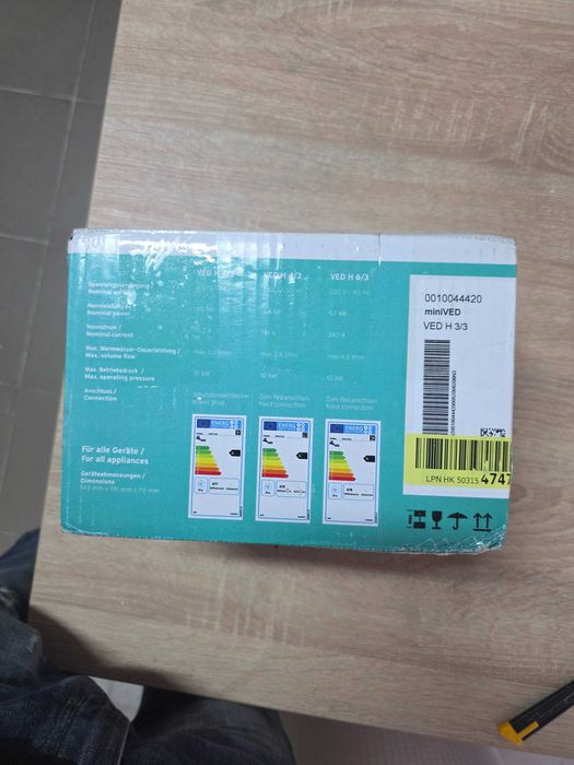 Incalzitor de apa instantaneu hidraulic Vaillant MiniVED H 0010044420 VED H 3/3, 3,5 kW, 230 V