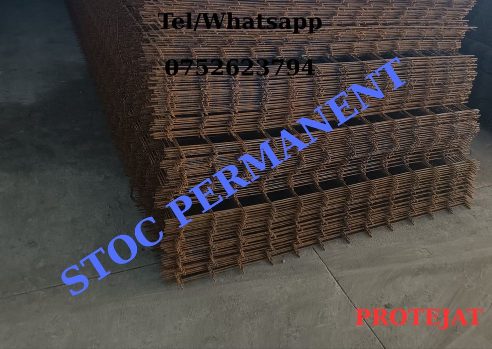 Stoc  PLASĂ SUDATĂ STRIATĂ 6mm ; 8mm ; 10mm