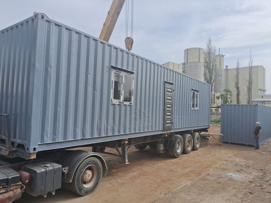 Контейнер  домик жилые Для рабочих Kantener Magazin Ofis Dala Do'kon