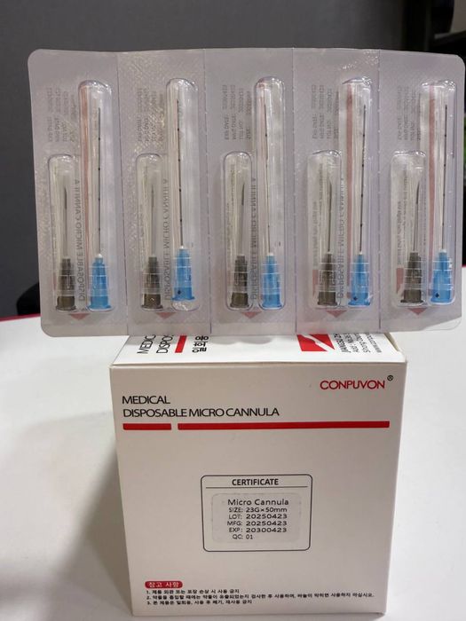 Корейские мезо иглы и канюли для косметологии