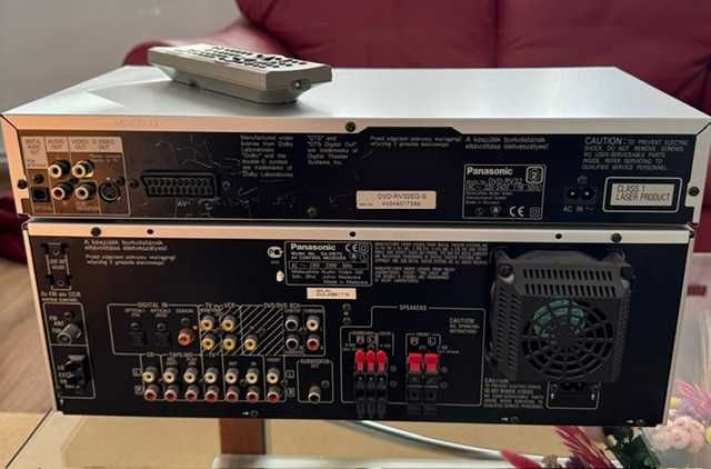 DVD Panasonic RV32 + receptor audio video Panasonic SA-HE70 + Boxe Magnat (5 +1 subwoofer)