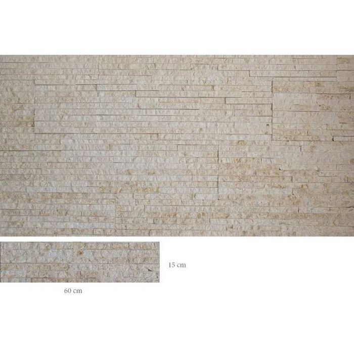 Piatra naturala/marmura interior/exterior/Panel Marmura Beige 15x60cm