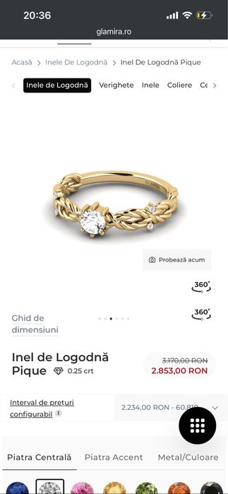 Inel Logodna Pique Glamira