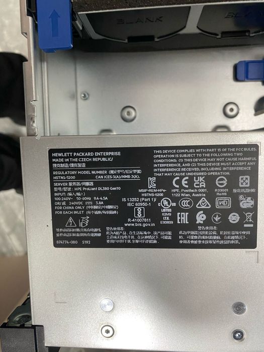 HPE ProLiant DL380 Gen10 сервер