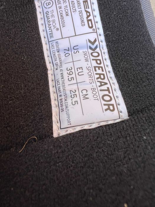 boots head operator boa grey 25,5 si 26 ,5  si 41 europa