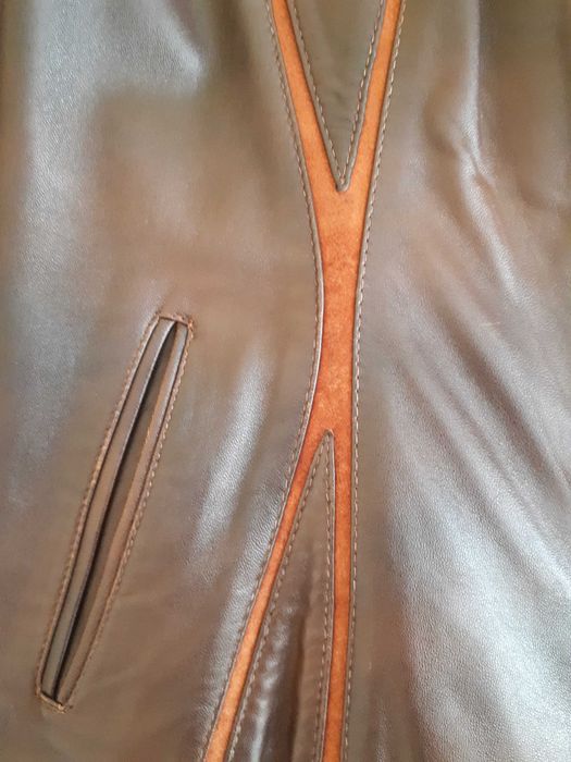 Естествена кожа яке 40 номер