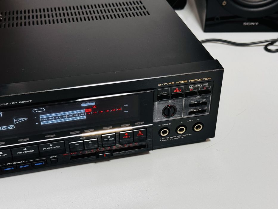 Deck de colecție cu DBX-PIONEER  CT-S88R,auto-reverse,sunet foarte bun