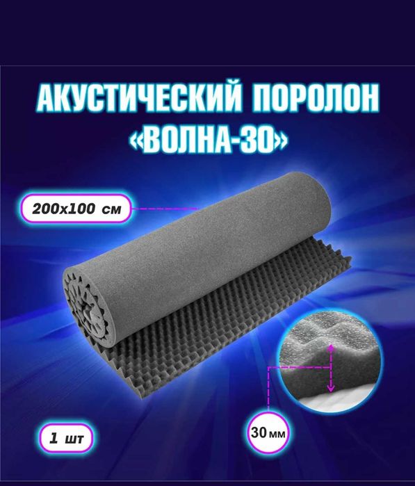 Продается Акустические решение, поролоны панели диффузоры