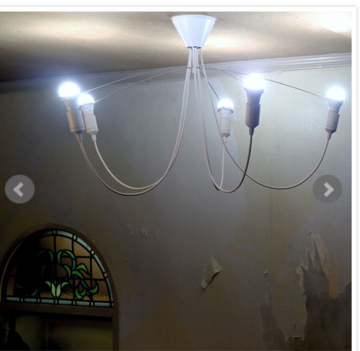 Lustra LED tavan futurista 8 becuri