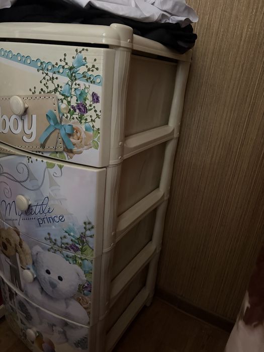 Пластиковый комод