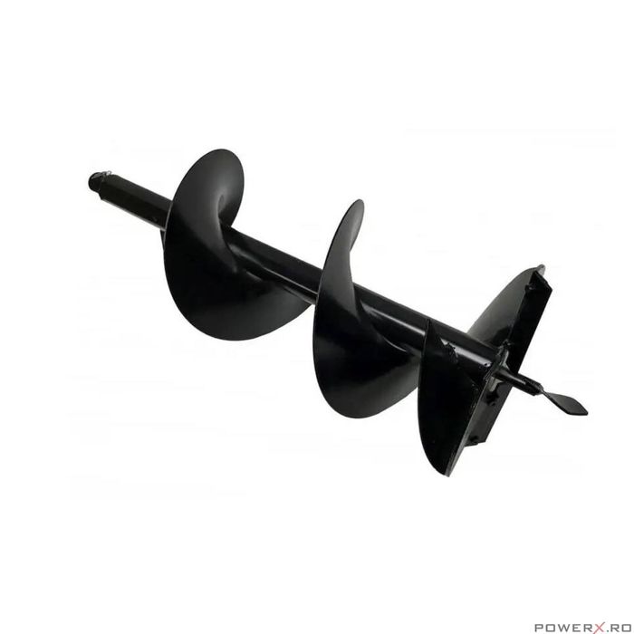 Burghiu pamant calitate premium 25 cm x 80 cm, pentru motoburghiu,