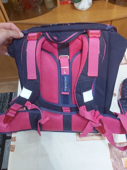 Rucsac ghiozdan Herlitz set cu penar si sac sport
