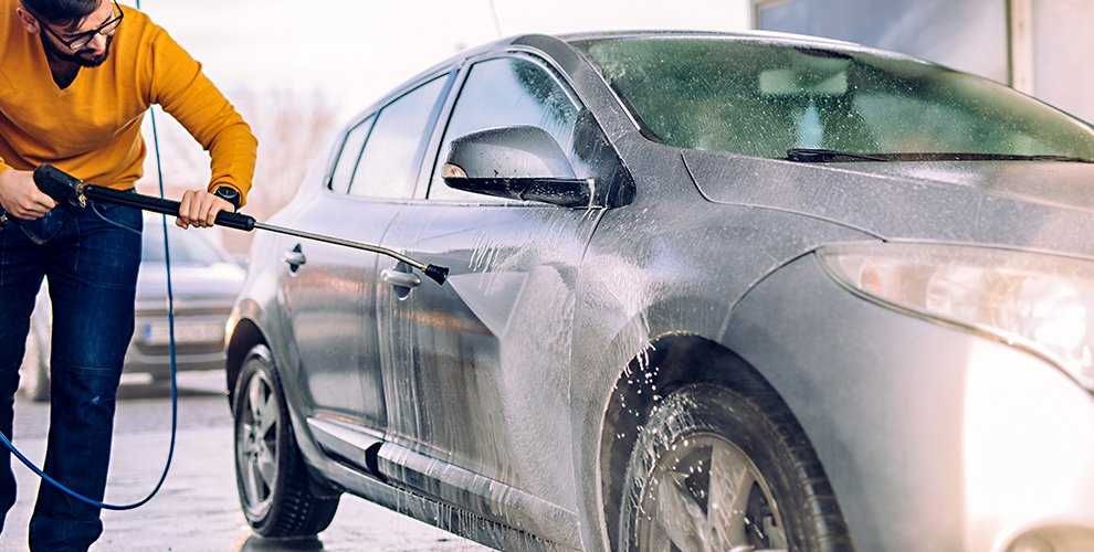 Авто пена бесконтактная.