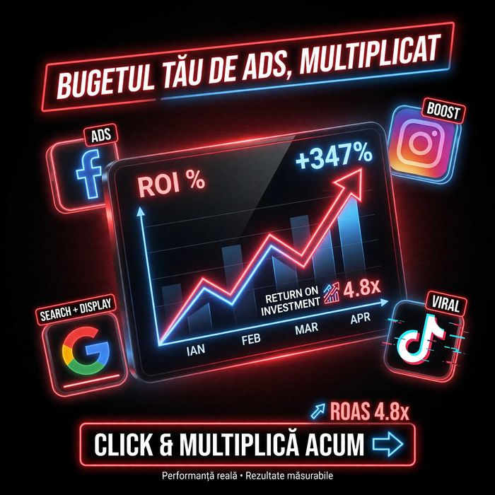 Crește-ți afacerea online cu servicii profesionale de design web, SEO și social media