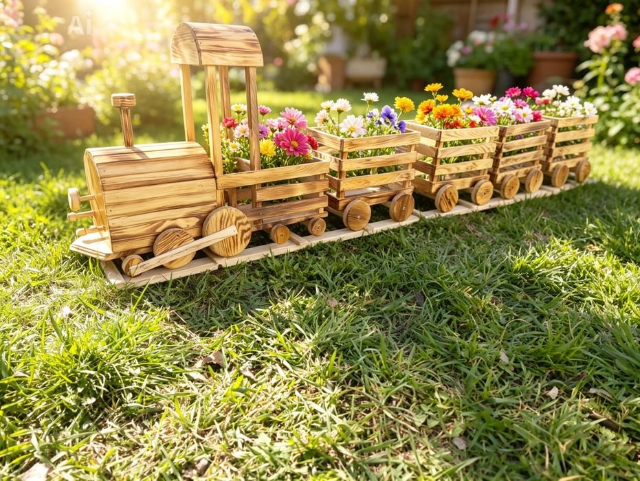 Кашпо "Паровозик"