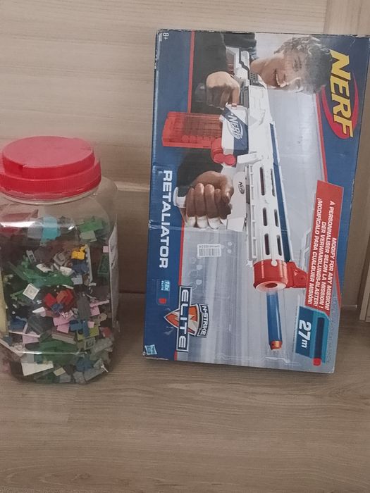 Конструктор Lego, автомат nerf