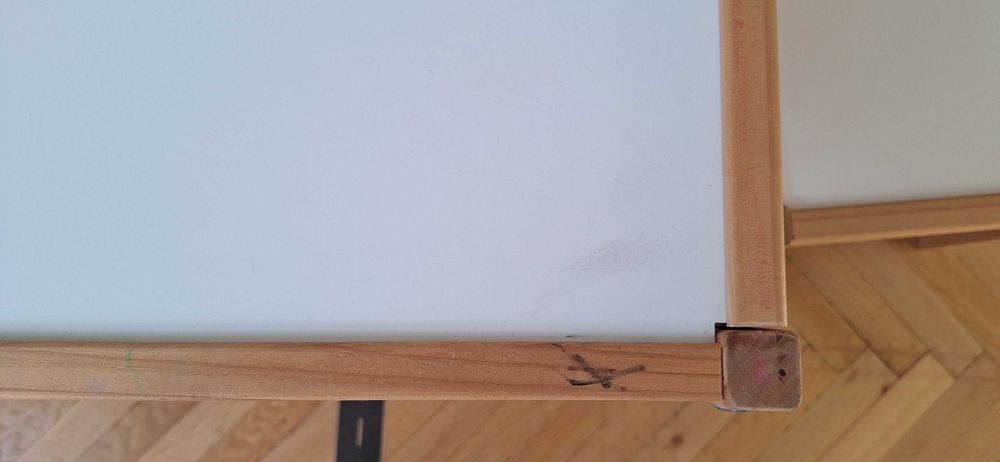 Masă pentru copii + 2 scaune, alb/pin LÄTT Ikea