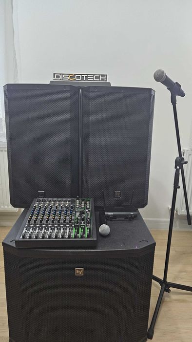 Inchiriere sistem audio boxe electrovoice  majorate, nunti, petreceri