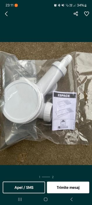 Spatiu sifon chiuveta nou