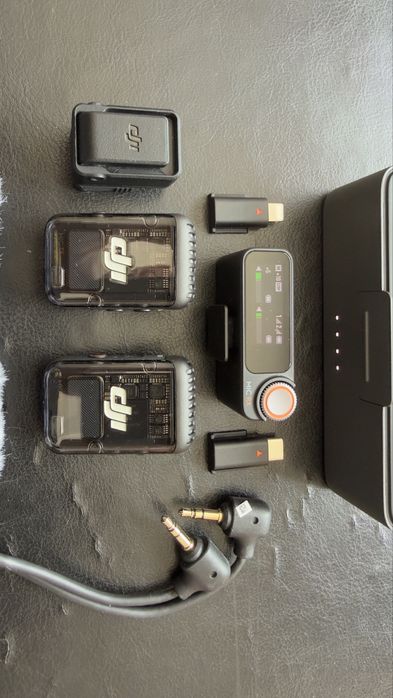 DJI Mic 2 (2 TX + 1 RX + Charging Case) + DJI mic adapter для Sony