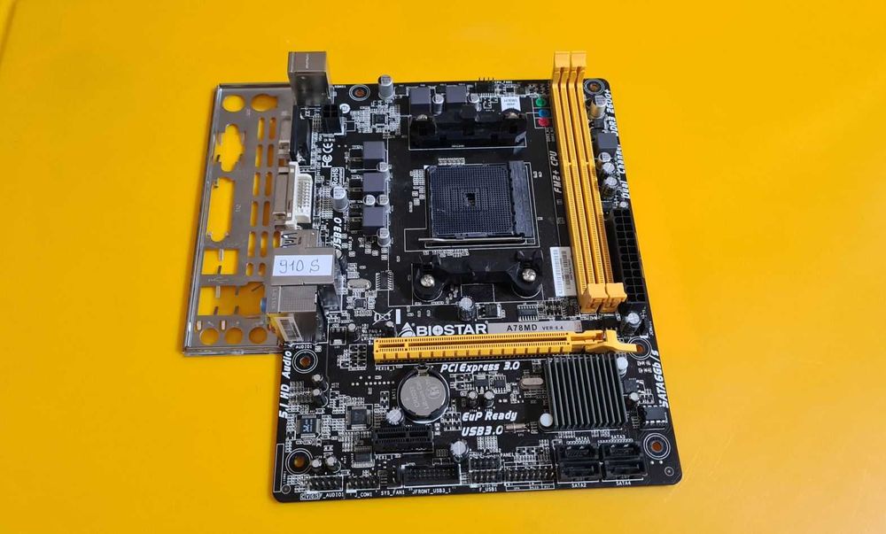 910S.Placa De Baza Biostar A78MD Ver 6.4,2xDDR3,Socket FM2+