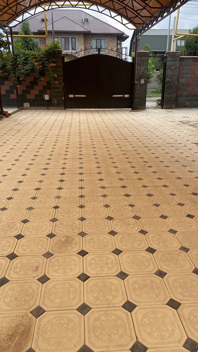 Укладка брусчатка