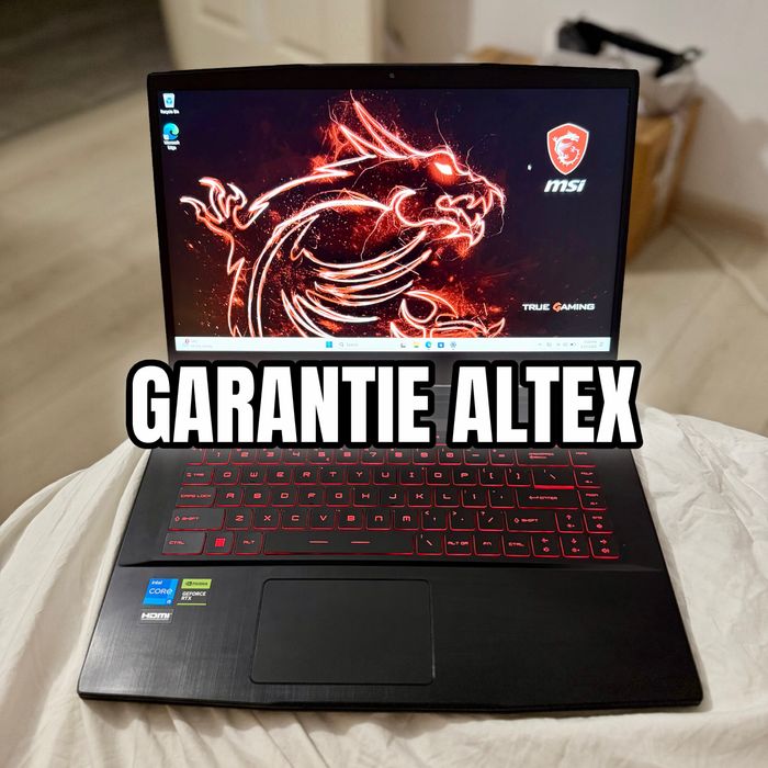LAPTOP GAMING MSI - RTX 4060, Intel i5, 16GB RAM, SSD 512GB garantie