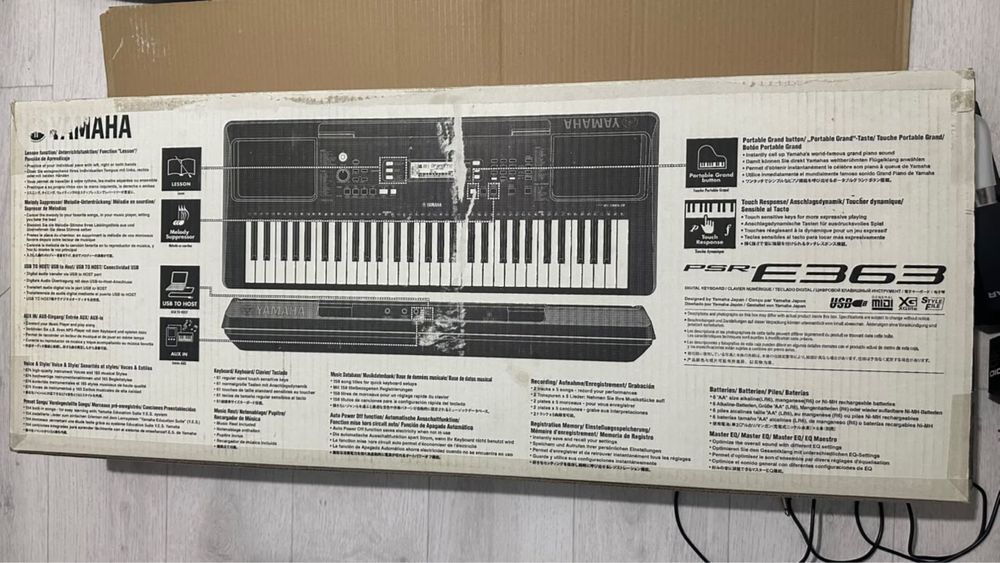 Синтезатор Yamaha PSR-E363