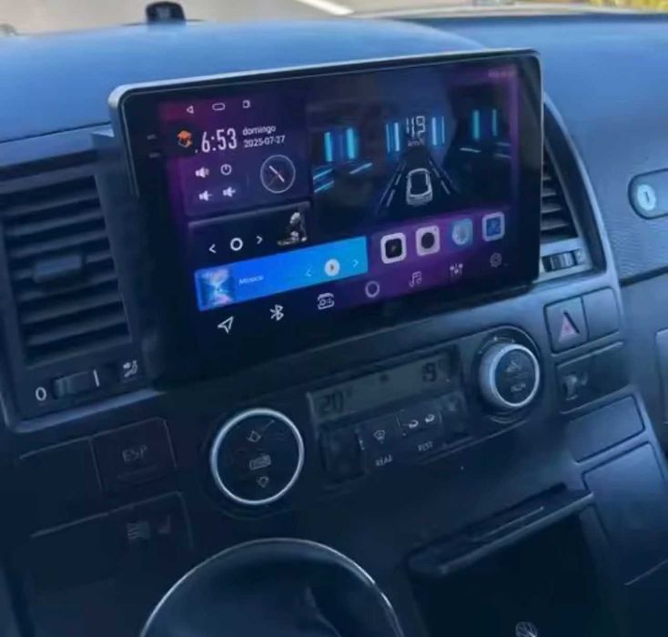 Navigație Android CarPlay VW Transporter T5, Caravelle 2003-2015