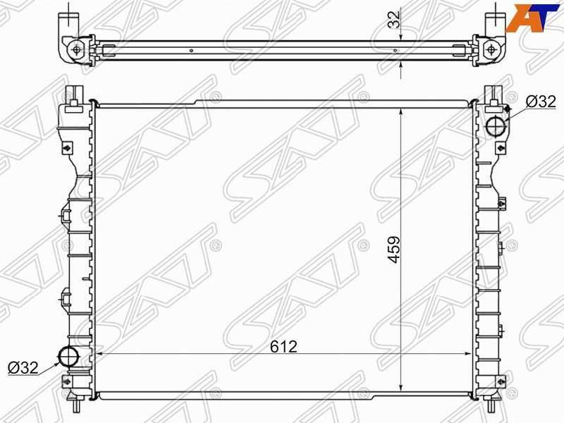 Радиатор охлаждения новый