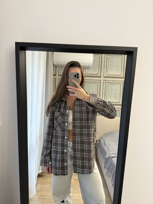 Карирена риза с универсален размер