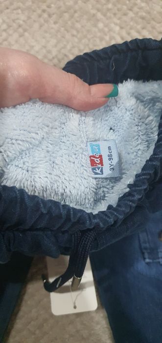 Теплые зимние джинсы.