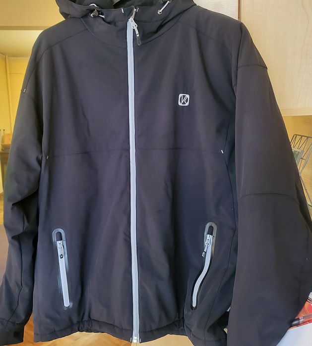 Мъжко черно ски яке Kilmanock 8000, L размер