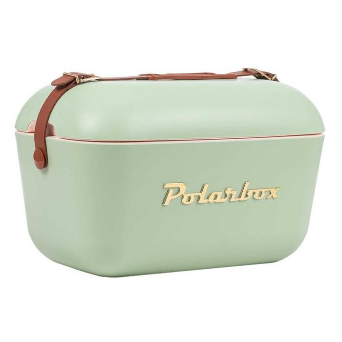 Lada frigorifica pasiva Polarbox Style Gold, 12 litri, Olive Green