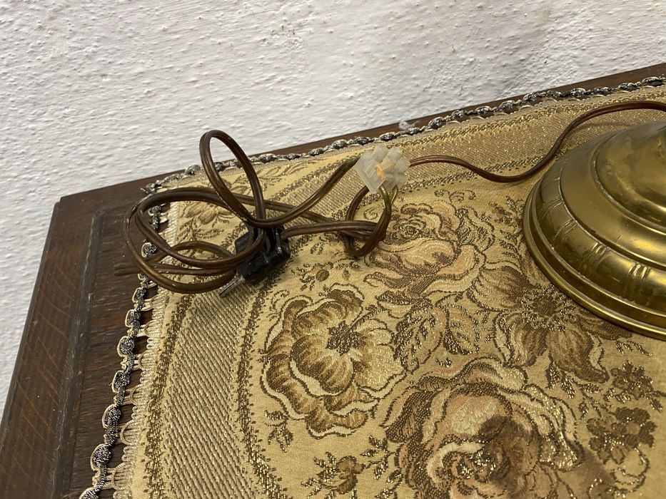 Месингова лампа Kosmos Германия 1920те 34 см