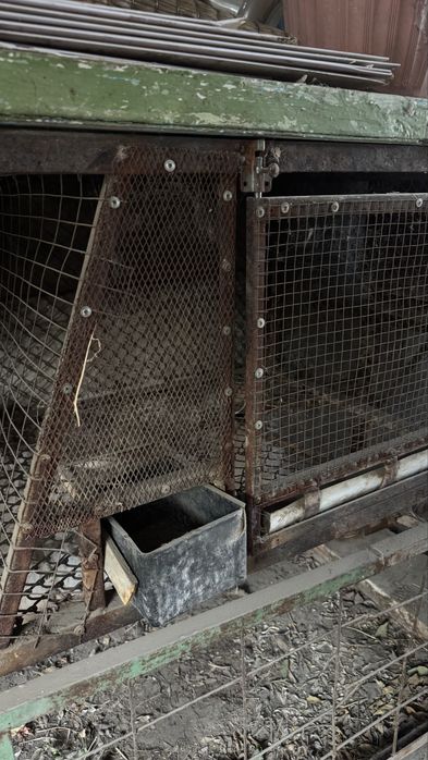 Продам метал клетки для кроликов