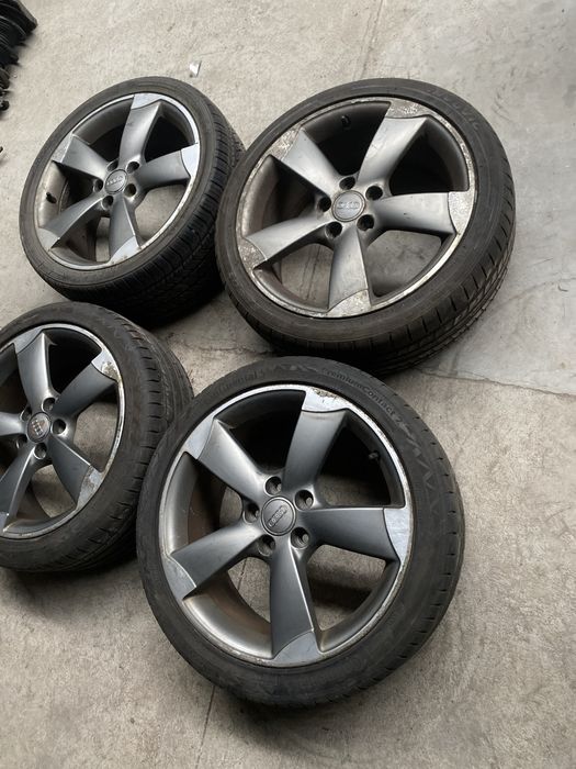 Jante Aliaj Audi Rotor 225/40 R18 anvelope vara profil 5-6mm