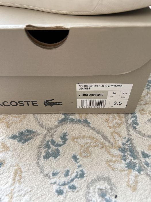 Кеды женские Lacoste